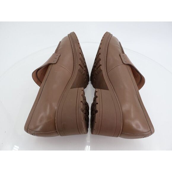 Cole Haan Camea Lug Penny Loafer SZ 11B Brown Leather Chunky Heel Slip On W28814 - Picture 9 of 13